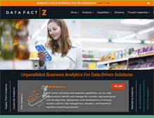 Tablet Screenshot of datafactz.com